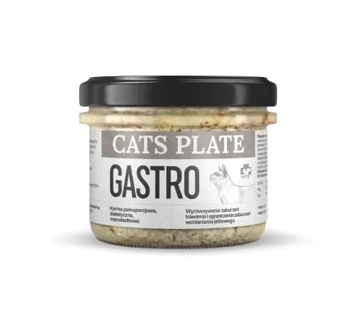 Cats Plate Vet Gastro 180g — dieta weterynaryjna dla kota