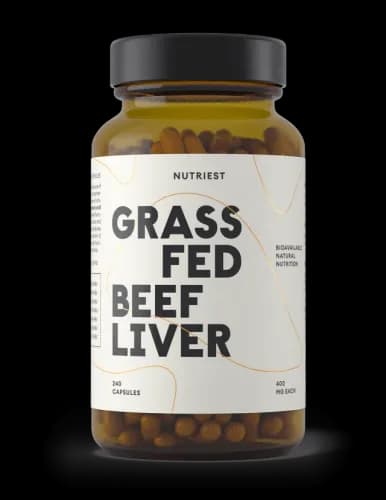 Nutriest Beef Liver - 240 kapsułek